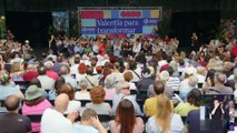 La ministra de Igualdad en un mitin de Unidas Sí Podemos en Tenerife
