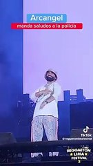 Arcángel se pronuncia tras intervención policial.