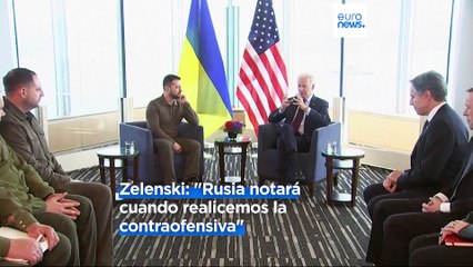 Zelenski garantiza a Biden que no usará los cazas F-16 prometidos para atacar en territorio ruso