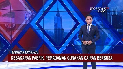 Diduga Hubungan Pendek Arus Listrik, Pabrik Plastik di Tangerang Ludes Terbakar