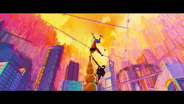 Miles Morales And Gwen Stacy First Date Scene SPIDER MAN ACROSS THE SPIDER VERSE (2023)