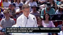 Feijóo reta a Sánchez en Valencia: 