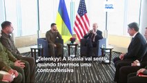 Zelenskyy recebe novo apoio diplomático e militar