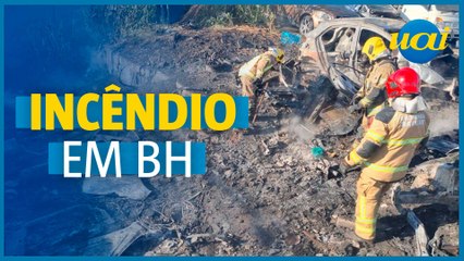 Incêndio atinge loja de autopeças no Anel, em BH