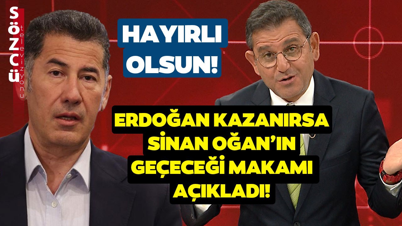 Fatih Portakal Erdoğan Kazanırsa Sinan Oğan'ın Yerleşeceği Makamı Açıkladı!