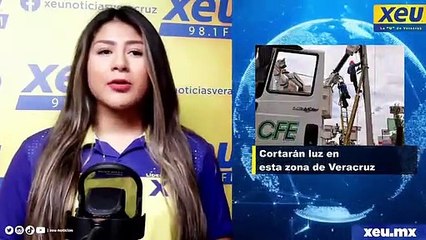 Cortarán luz este miércoles en parte del centro de Veracruz