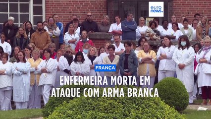 Enfermeira morre após ataque com faca em França