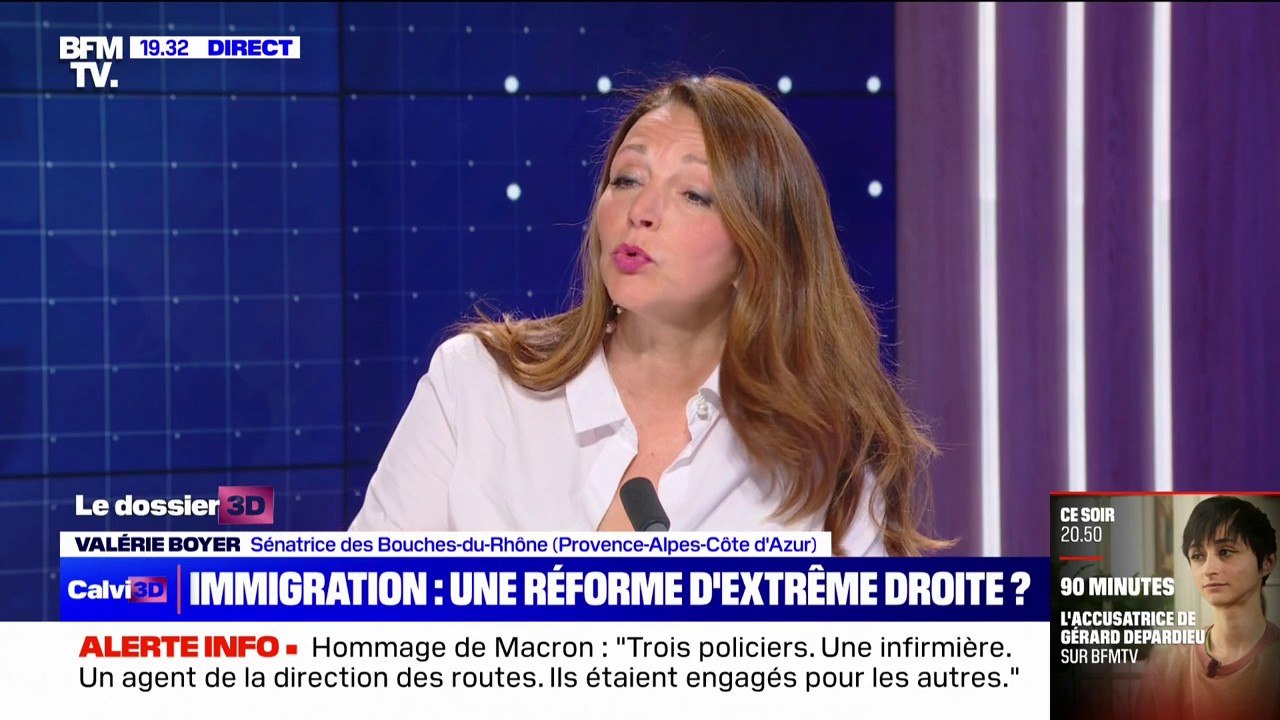 Immigration: "Les Français ne comprennent pas l'impuissance qui est organisée autour de ces questions" estime Valérie Boyer, sénatrice (LR) des Bouches-du-Rhône