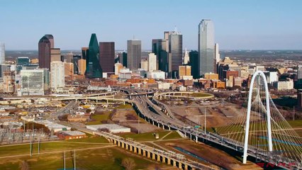 Dallas - Texas, USA  - by drone [4K]