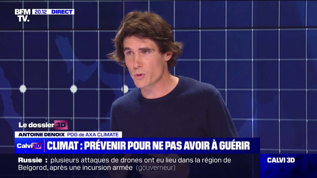 Climat: "40% des logements de Lacanau vont être submergés en 2050" selon Antoine Denoix (AXA CLIMATE)