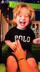 Hijo de Cristina Rodríguez la sorprende al dar sus primeros pasos