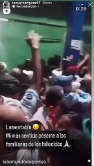 ‘Lamentable’: Tanya Rodríguez tras estampida en estadio de El Salvador