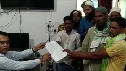 सागर: वार्ड वासियों ने निर्माण कार्य में लगाए भ्रष्टाचार के आरोप, प्रशासन को सौंपा ज्ञापन