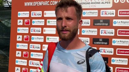 ATP - Lyon 2023 - Corentin Moutet : "J'ai énormément de confiance pour Roland-Garros"