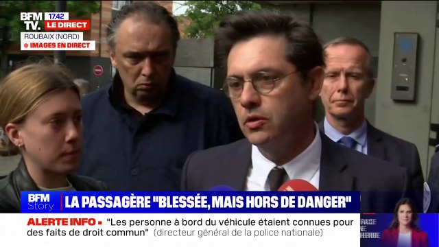 Accident de voiture dans le Nord: le ministre de l'Intérieur sera demain matin aux côtés des policiers de Roubaix , affirme Georges-François Leclerc, préfet de la région Hauts-de-France