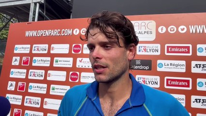 ATP - Lyon 2023 - Grégoire Barrère : "Ce n'est pas évident de jouer contre Corentin Moutet !"