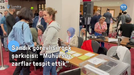 Sandık görevlisi rock şarkıcısı: “Mühürsüz zarflar tespit ettik”