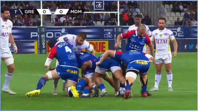 PRO D2 - Résumé FC Grenoble Rugby-Stade Montois: 36-27 - Demi-finale - Saison 2022/2023