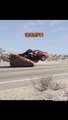 Crash Tests Unveiled: Car vs Rock Impact at Varying Speeds