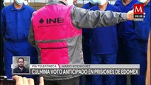 Finaliza el voto anticipado en prisiones del Estado de México; votaron más de 4 mil internos