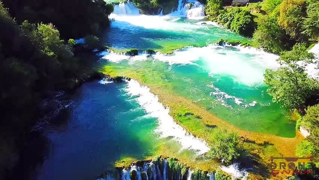 KRKA Waterfalls _ National Park, Croatia - by drone [4K]