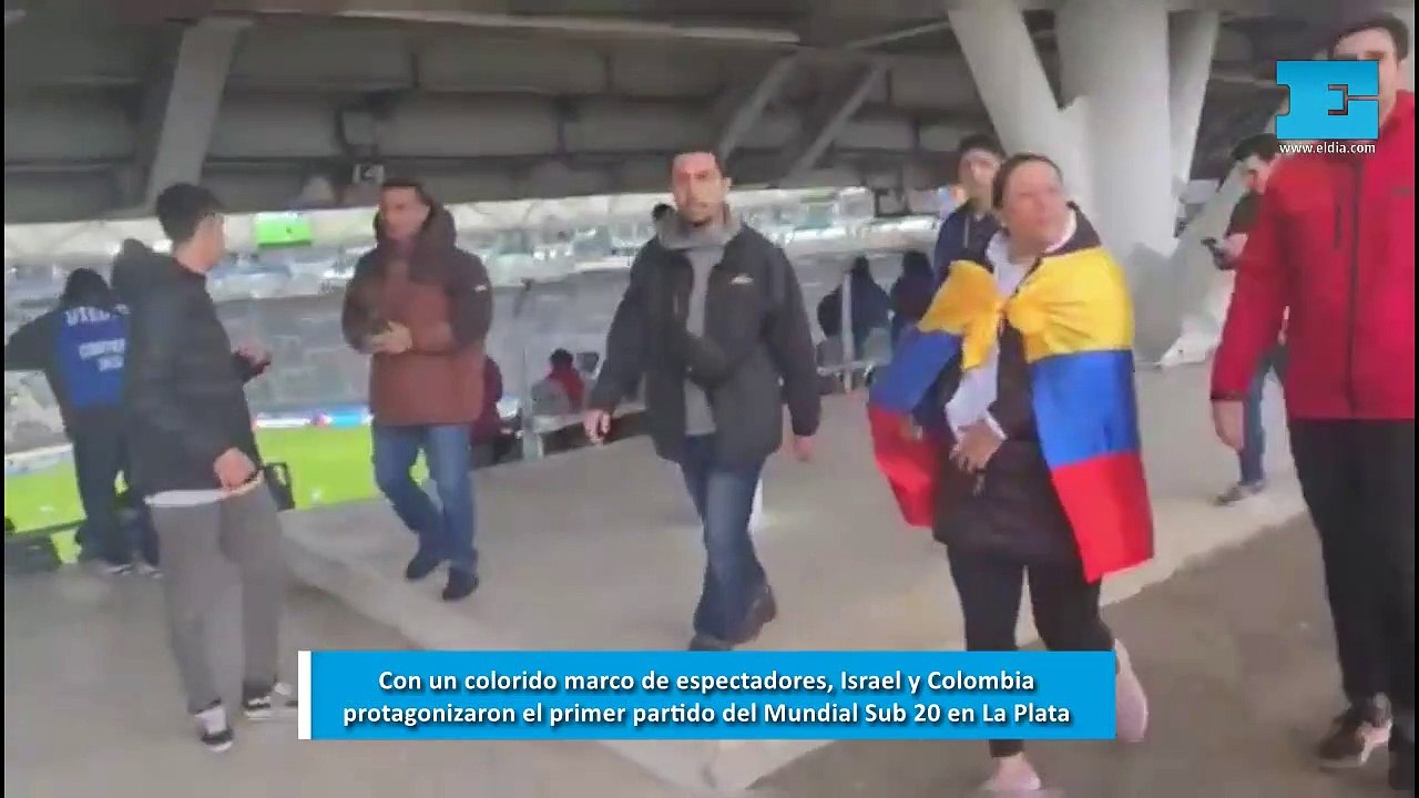 Con un colorido marco de espectadores, La Plata vive su primera jornada del Mundial Sub 20