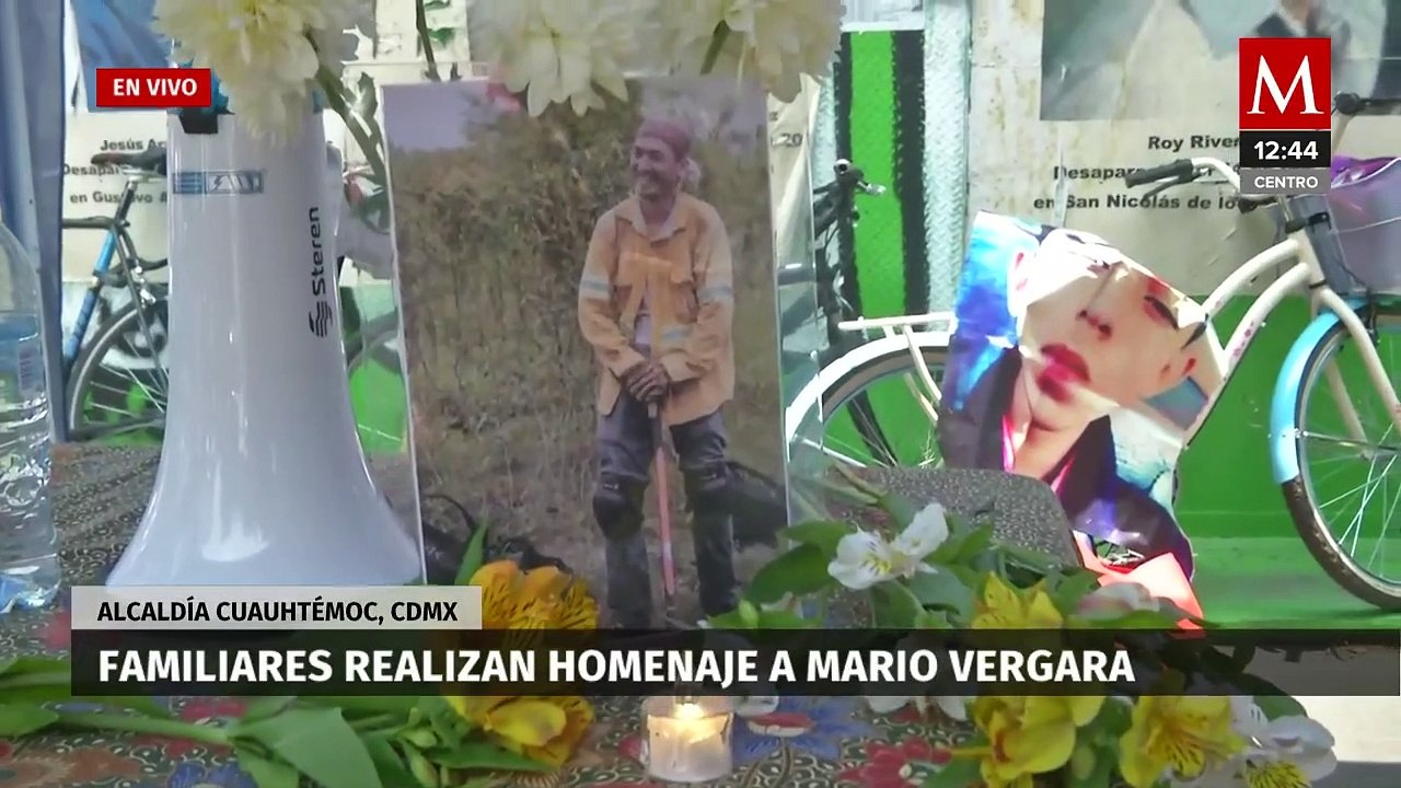 Realizan homenaje póstumo a Mario Vergara, activista que ayudó en la localización de Lesly Martínez