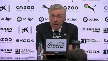Rueda prensa Ancelotti Valencia Real Madrid