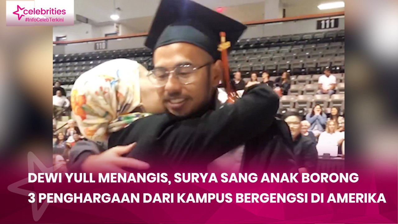 Dewi Yull Menangis, Surya Sang Anak Borong 3 Penghargaan dari Kampus Bergengsi di Amerika