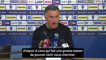 36e j. - Galtier : "Cette victoire laisse peu d'espoir à Lens"
