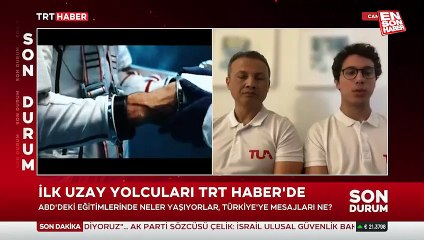 Türkiye'nin uzay yolcuları eğitim süreçlerini anlattı