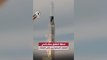 لحظة انطلاق رحلة رائدي الفضاء السعوديين إلى الفضاء