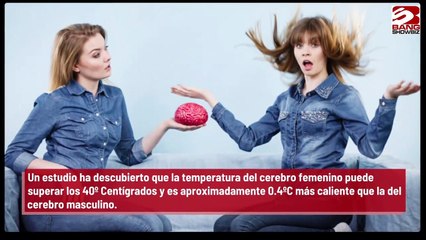 Las mujeres tienen el cerebro más caliente que los hombres