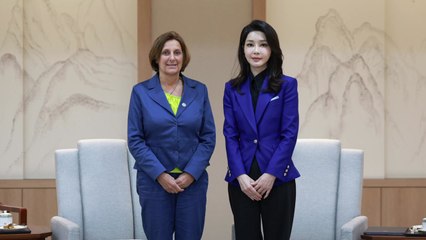 김건희·에른스트 여사 만나 "한국 문화재 반환 협력" / YTN