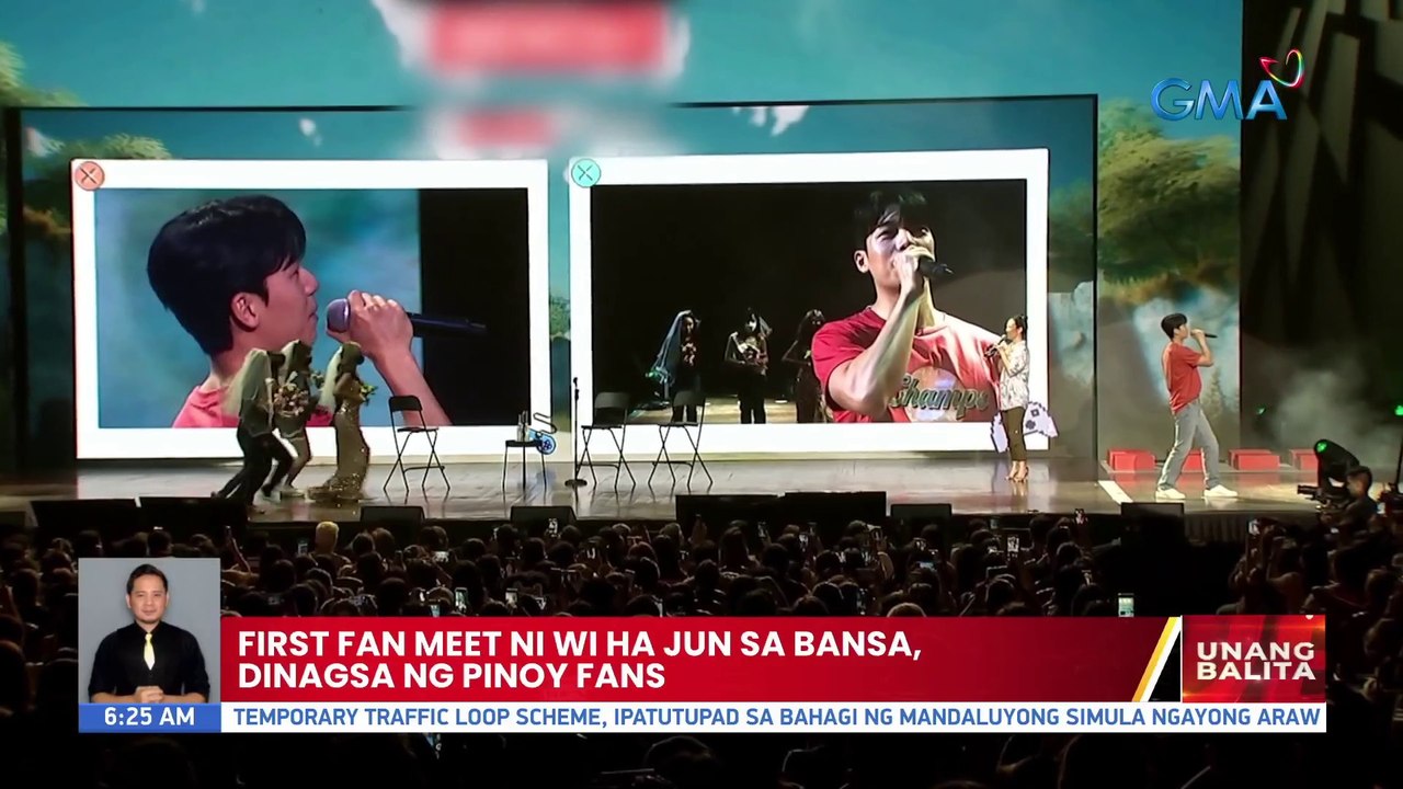 First fan meet ni Wi Ha Jun sa bansa, dinagsa ng Pinoy fans | UB
