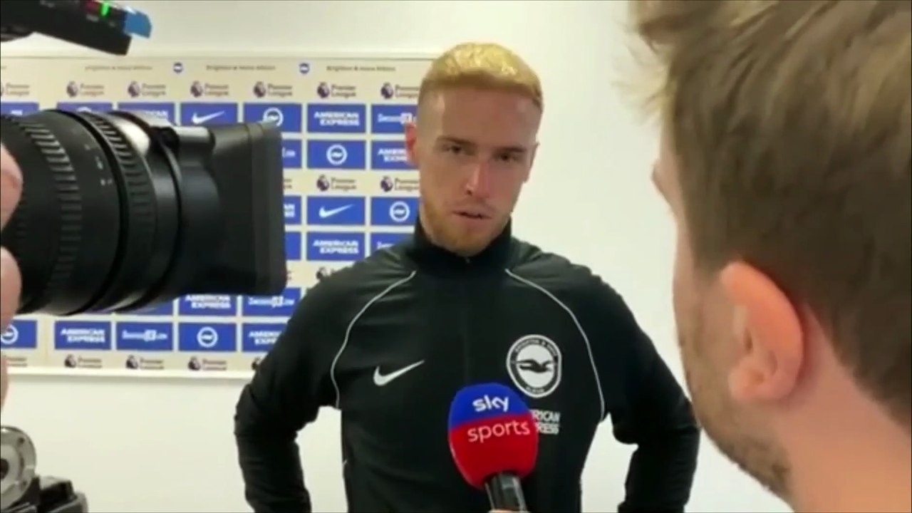Watch as Jason Steele speaks to the media on 'special' day as Brighton qualify for Europe