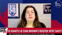 Can NY Giants LB Cam Brown hold onto his roster spot?