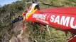 Adolescente ferida em trilha é resgatada de helicóptero em Florianópolis