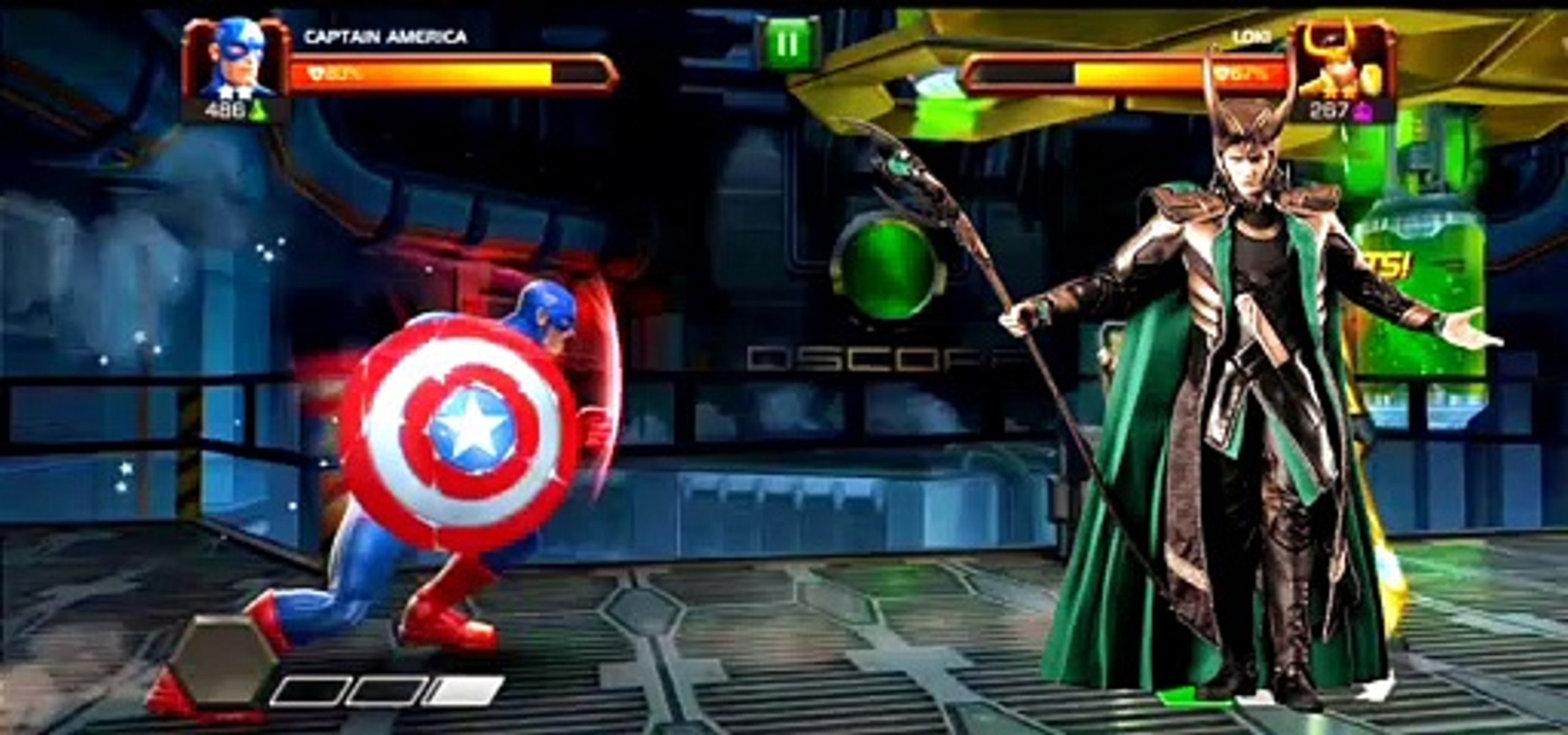 ⁣Captain america Vs Loki Amazing fighting scene  // loki god of mischief