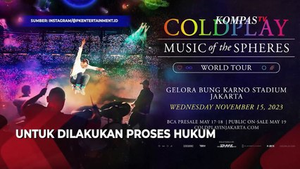 Marak Penipuan Tiket Coldplay, Menparekraf Sandiaga Bilang Begini