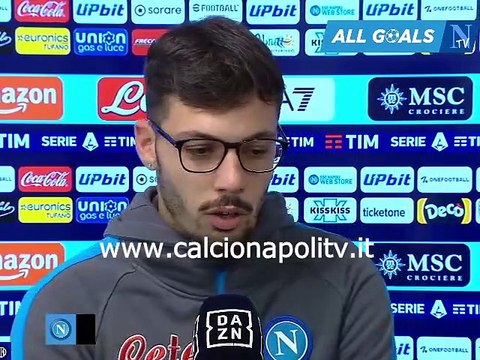 Napoli-Inter 3-1 21/5/23 intervista post-partita Gianluca Gaetano