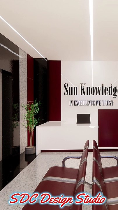 Office reception design | interior design | concept building