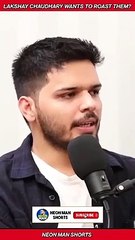 Lakshay Chaudhary wants to ROAST them...Triggered Insaan & Fukra Insaan? Reacts! | Lakshay #shorts