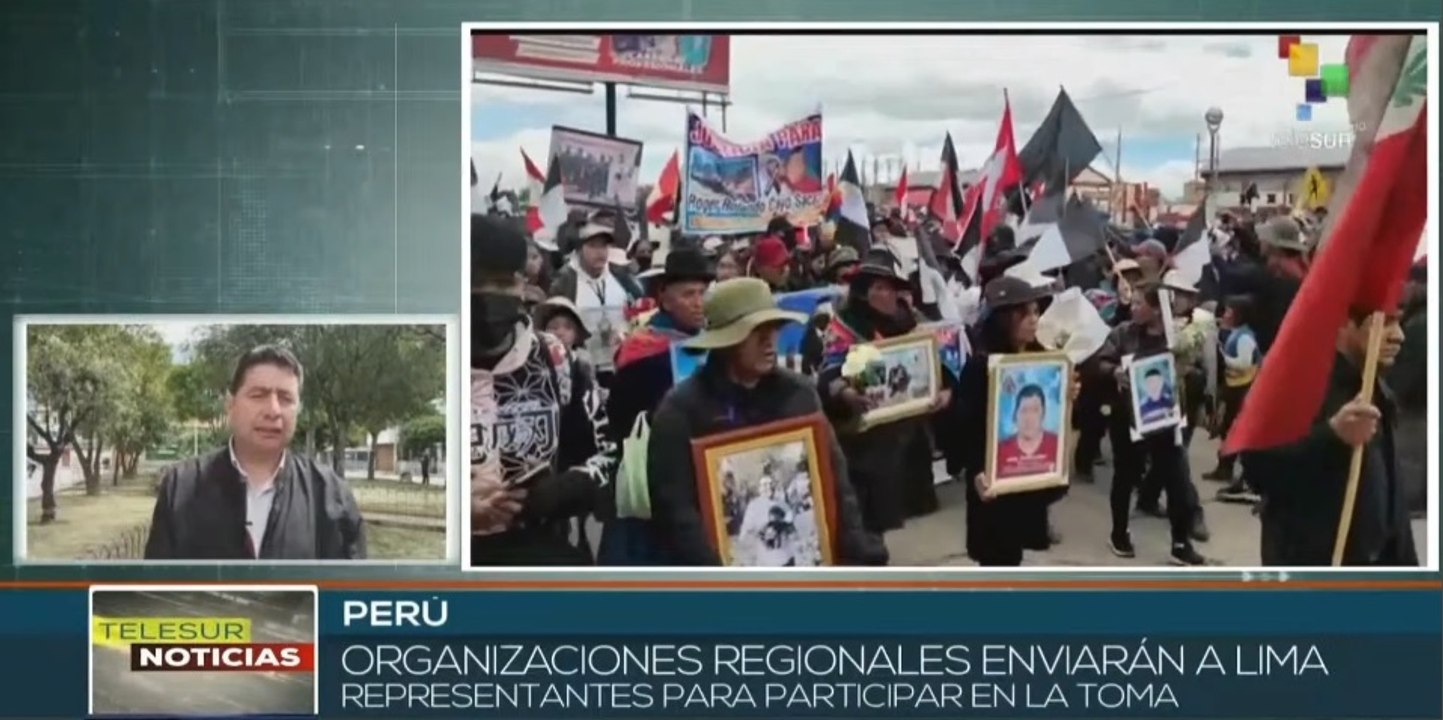 Organizaciones peruanas retomarán protestas contra Dina Boluarte en tercera Gran Toma de Lima