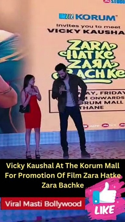 Vicky Kaushal At The Korum Mall For Promotion Of Film Zara Hatke Zara Bachke