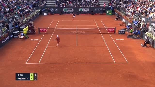 Medvedev wins first clay-court title