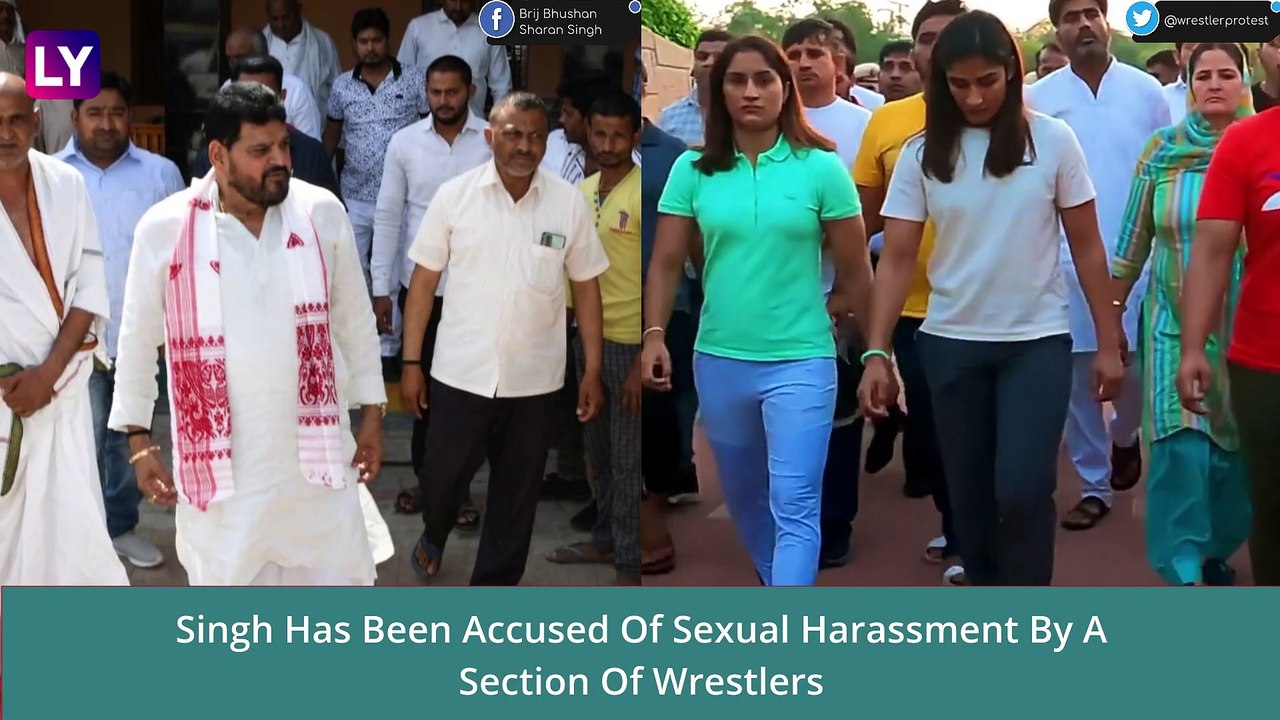 Wrestlers Protest: WFI President Brij Bhushan S...