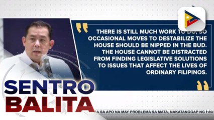 House Speaker Romualdez, nanindigang maayos ang kalagayan ng Kamara sa harap ng ilang kontrobersiya