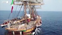 L'Amerigo Vespucci parte per il giro del mondo