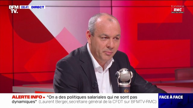 Si [le gouvernement] veut faire des mesurettes, c'est sans nous , prévient Laurent Berger, secrétaire général de la CFDT